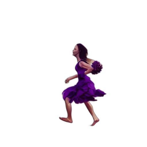 dress, shoes, creature, pixel art transparent PNG cut-out