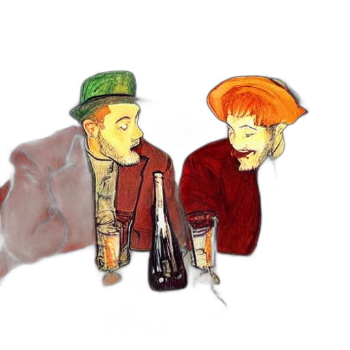 hat, bottle, jacket, food, watercolor, concept art, pixel art, cartoon transparent PNG cut-out