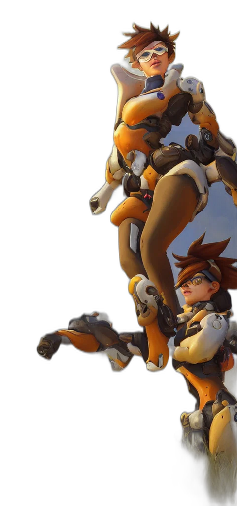 robot, weapon, staff, crown transparent PNG cut-out