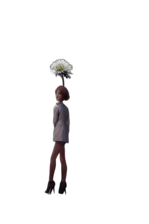 umbrella, robot, hat, crown, concept art, 3d render, photorealistic, pixel art transparent PNG cut-out