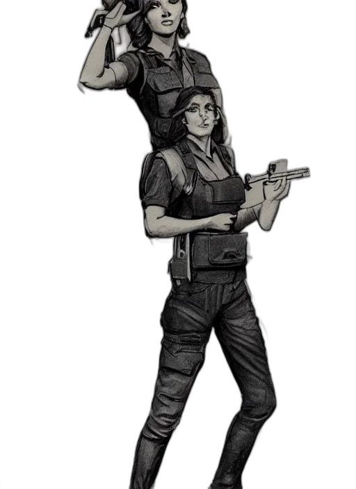 staff, weapon, concept art, comic book art, pixel art, cartoon, female, wearing transparent PNG cut-out