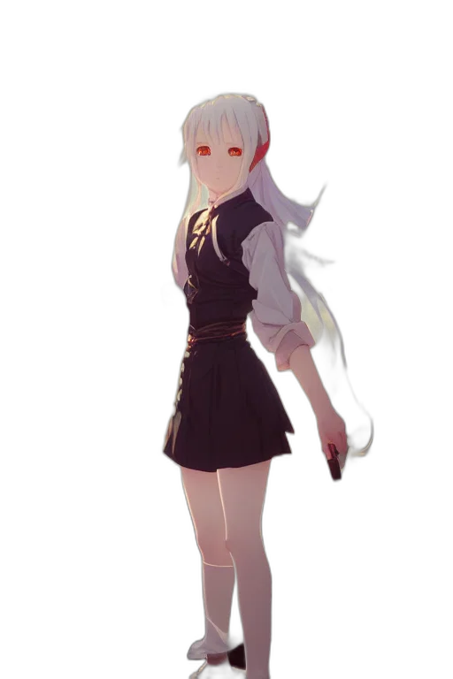 staff, dress, dragon, creature transparent PNG cut-out