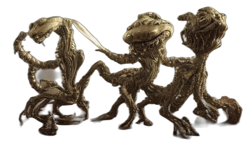 creature, concept art, 3d render, furry transparent PNG cut-out