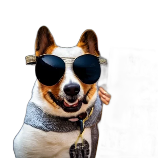 animal, staff, jacket, face transparent PNG cut-out