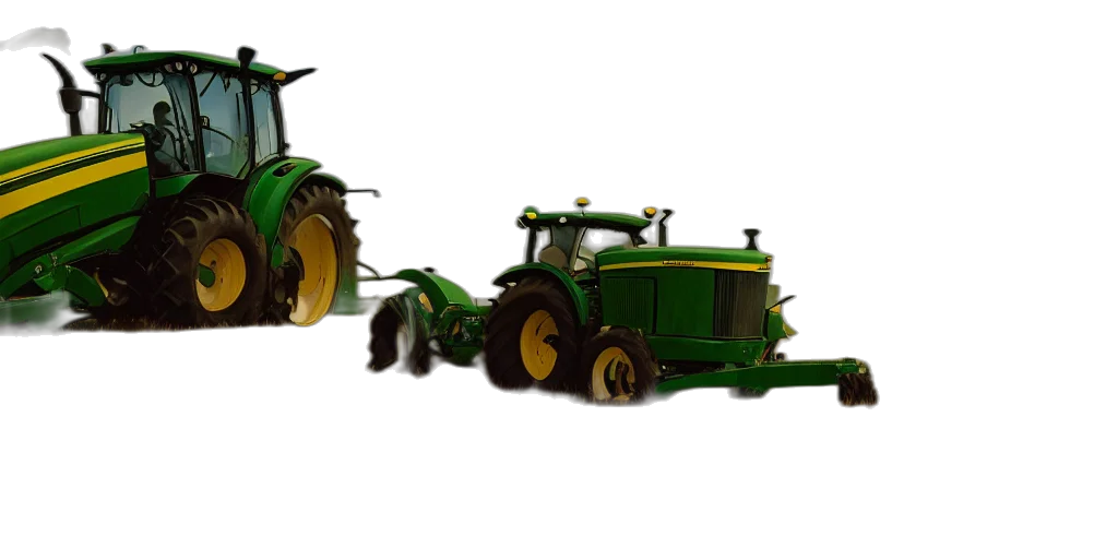 3d render, concept art, farmer, cultivating transparent PNG cut-out