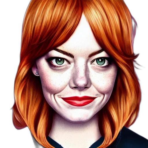 face, cartoon, photorealistic, comic book art transparent PNG cut-out