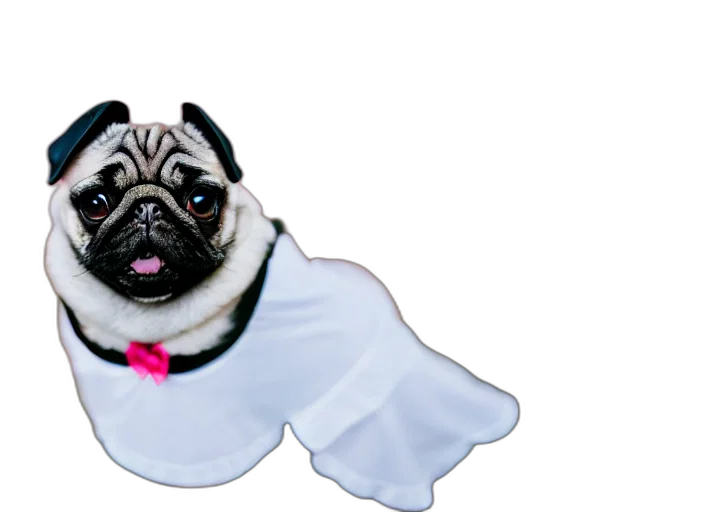 dress, animal, creature, photorealistic transparent PNG cut-out