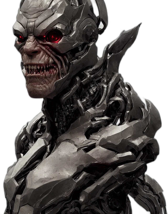 robot, face, mask, creature transparent PNG cut-out