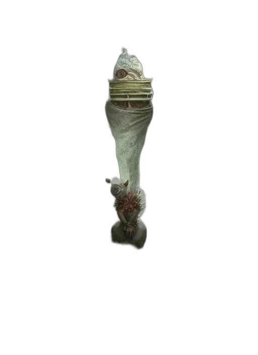 staff, umbrella, weapon, shoes transparent PNG cut-out