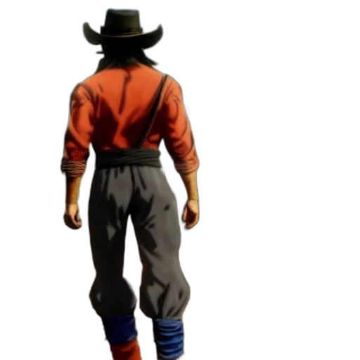 jacket, hat, staff, concept art transparent PNG cut-out