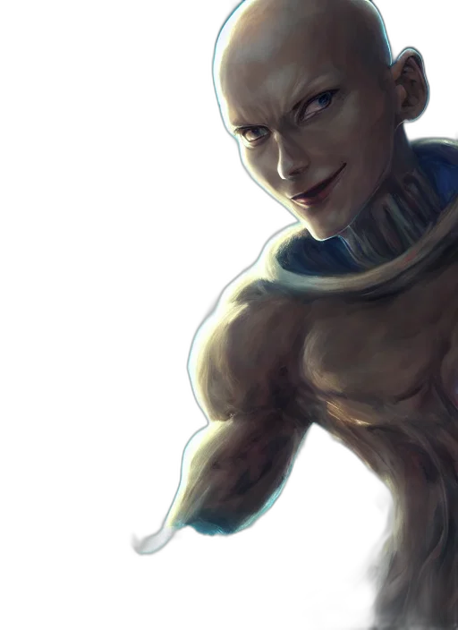 robot, creature, face, staff transparent PNG cut-out