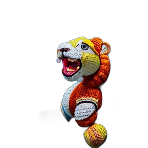 animal, staff, 3d render, photorealistic transparent PNG cut-out