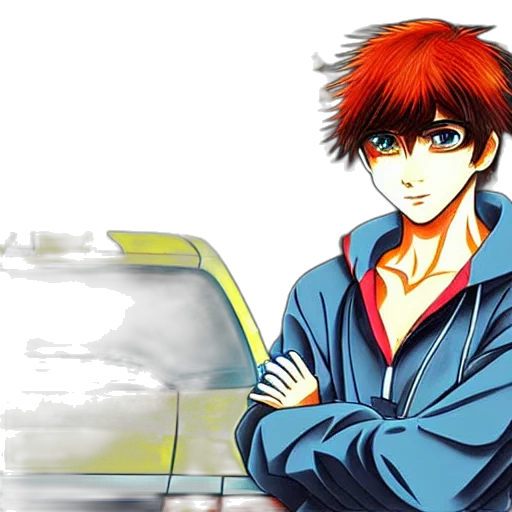 anime, concept art, cartoon, comic book art transparent PNG cut-out