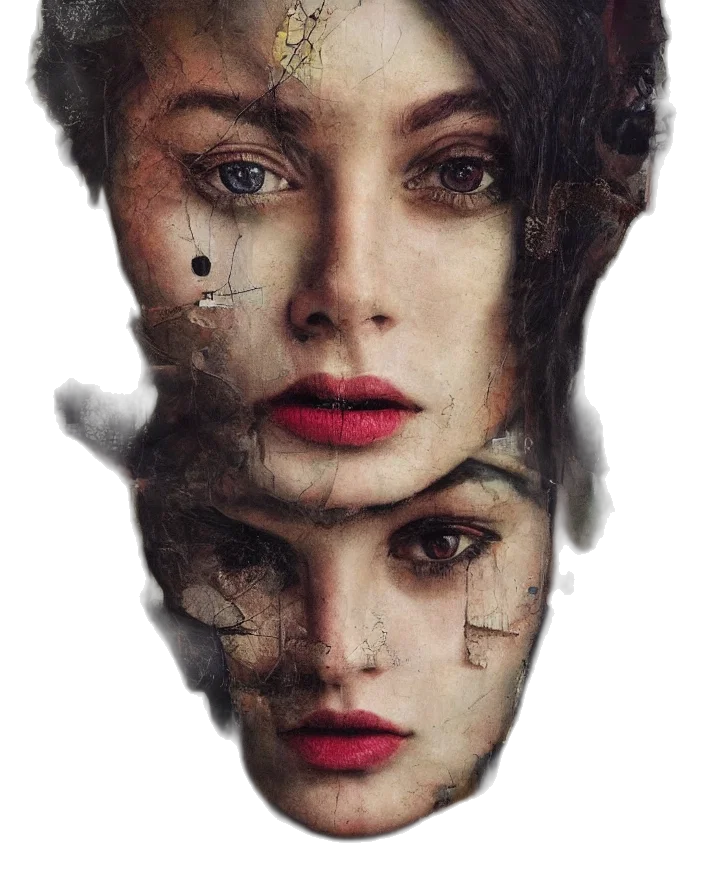 face, mask, crown, hat transparent PNG cut-out
