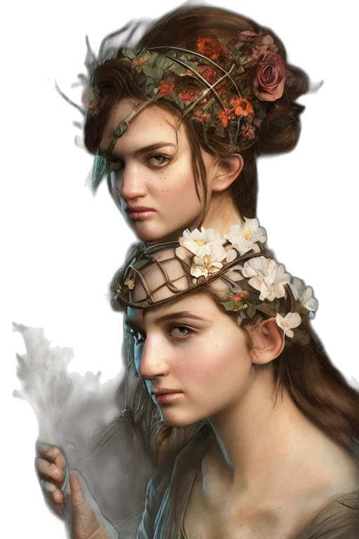 crown, hat, face, jewelry transparent PNG cut-out