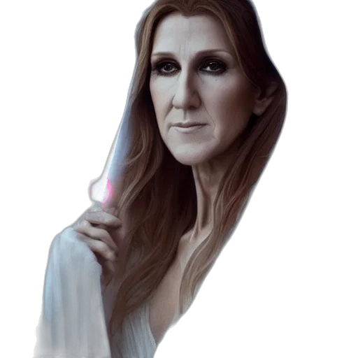 face, staff, dress, photorealistic transparent PNG cut-out