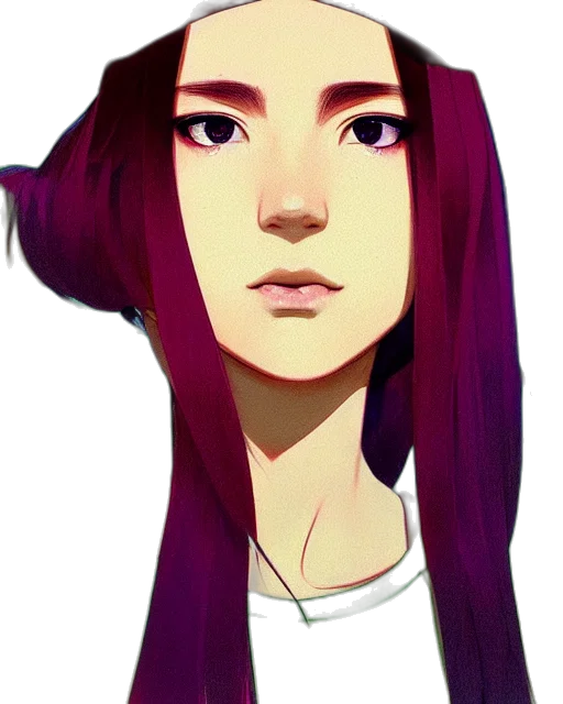 face, hair, photorealistic, pixel art transparent PNG cut-out