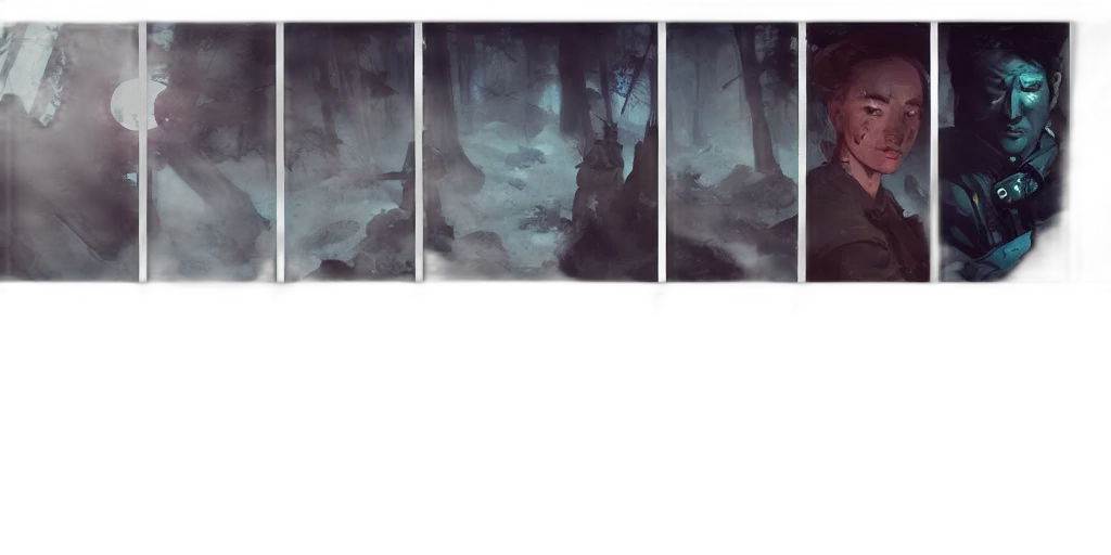 creature, tree, robot, face transparent PNG cut-out