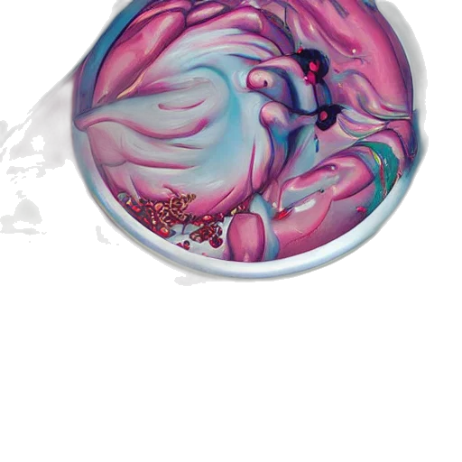 jewelry, dragon, vaporwave, concept art transparent PNG cut-out