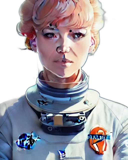 robot, face, jacket, staff, concept art, cyberpunk, comic book art, photorealistic transparent PNG cut-out