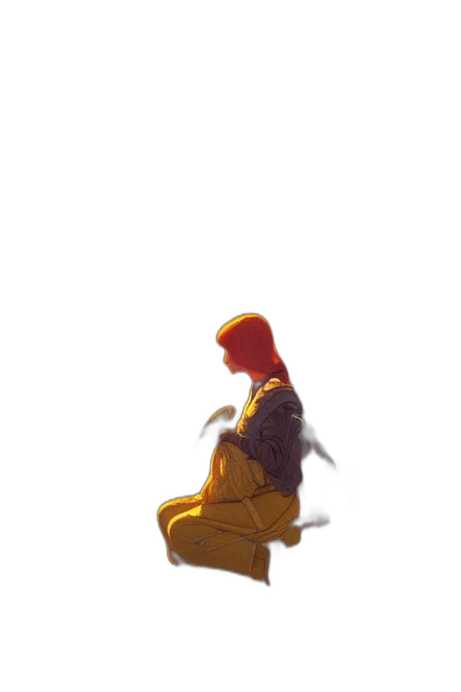 hat, jacket, robot, staff transparent PNG cut-out