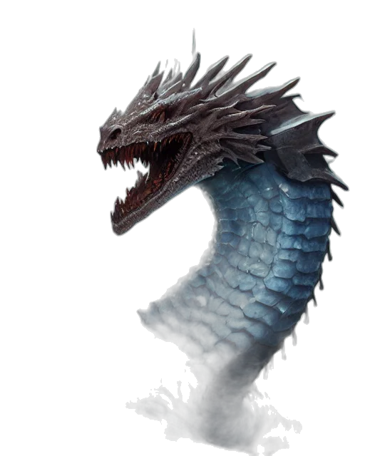 dragon, creature, animal, fantasy art, concept art, photorealistic, 3d render, portrait transparent PNG cut-out