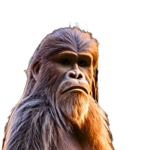 animal, creature, face, hair, photorealistic, concept art, 3d render, comic book art transparent PNG cut-out