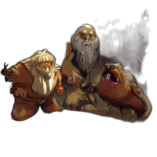 concept art, fantasy art, pixel art, comic book art transparent PNG cut-out