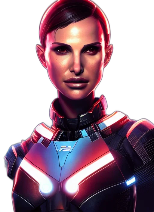 robot, face, comic book art, concept art transparent PNG cut-out