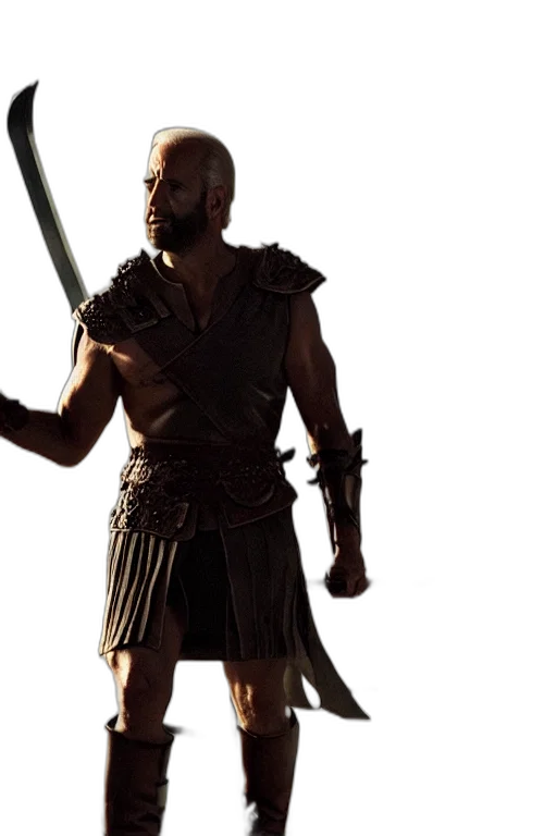 sword, weapon, 3d render, concept art, cinematic, action, shot, joe transparent PNG cut-out