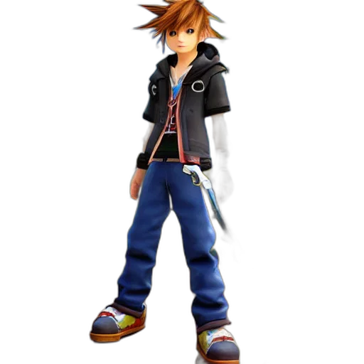 jacket, staff, weapon, 3d render transparent PNG cut-out