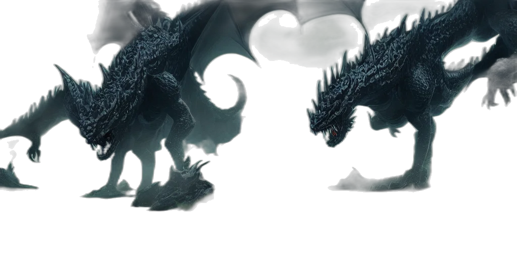 dragon, creature, concept art, fantasy art transparent PNG cut-out