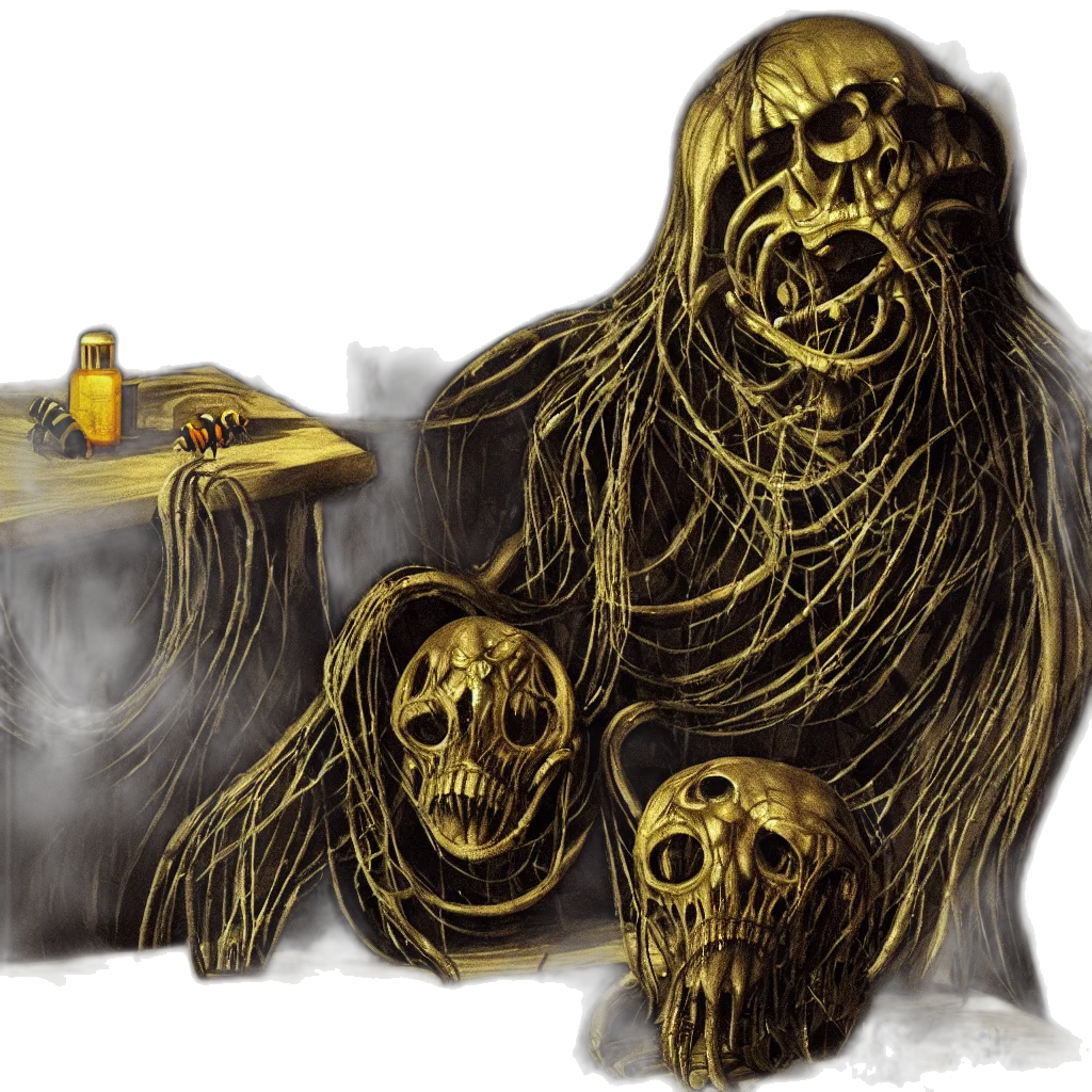 creature, mask, concept art, fantasy art transparent PNG cut-out