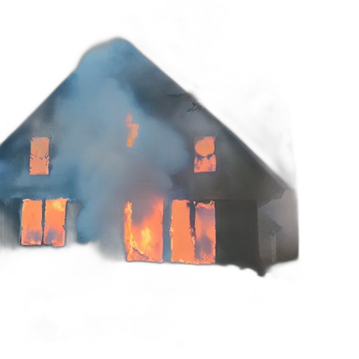 building, concept art, 3d render, watercolor transparent PNG cut-out