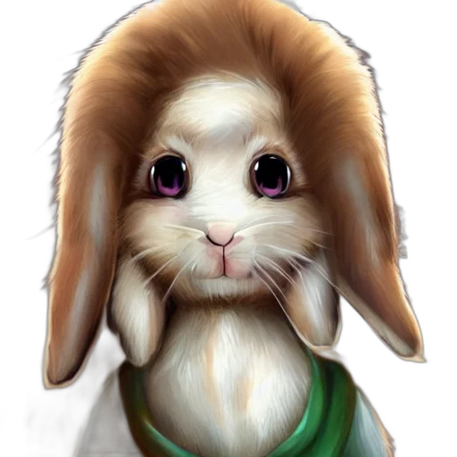 animal, face, photorealistic, fantasy art transparent PNG cut-out
