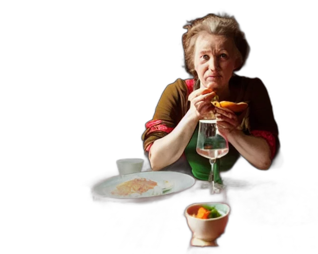 food, photorealistic, concept art, oil painting transparent PNG cut-out