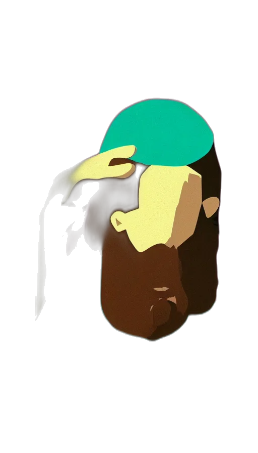 mask, hat, face, crown, pixel art, 3d render, concept art, vaporwave transparent PNG cut-out