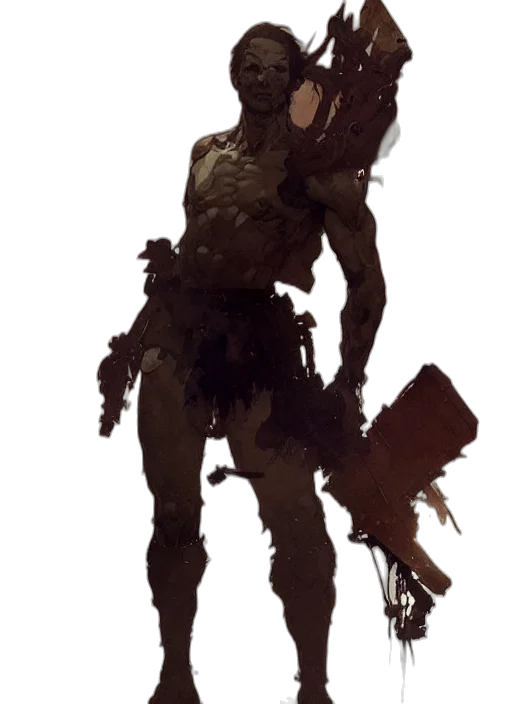 creature, staff, robot, mask transparent PNG cut-out