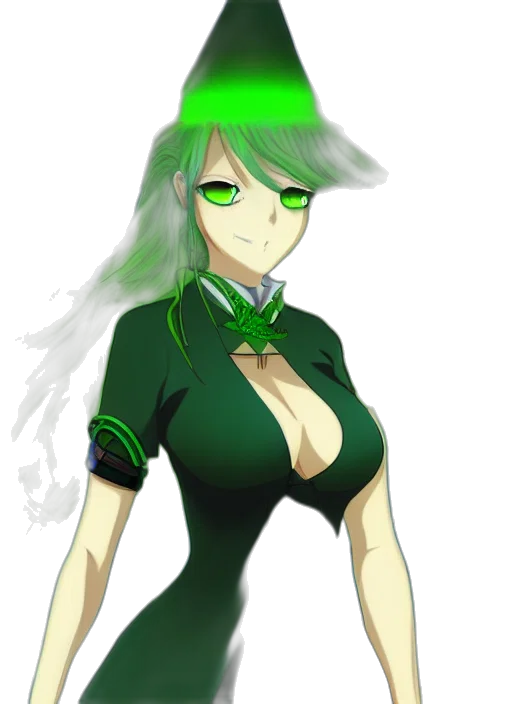 staff, dress, robot, pixel art transparent PNG cut-out