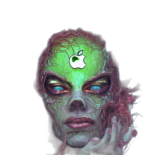 mask, face, creature, crown transparent PNG cut-out