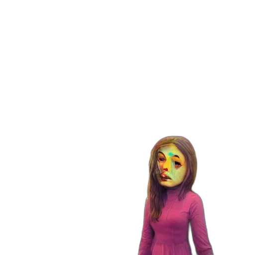 dress, mask, creature, face transparent PNG cut-out