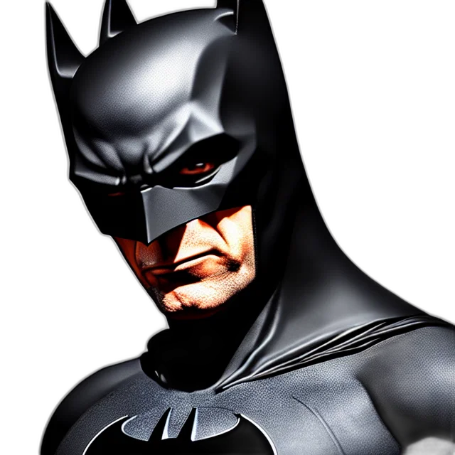 mask, comic book art, 3d render, photorealistic, concept art, batman, fit, body transparent PNG cut-out