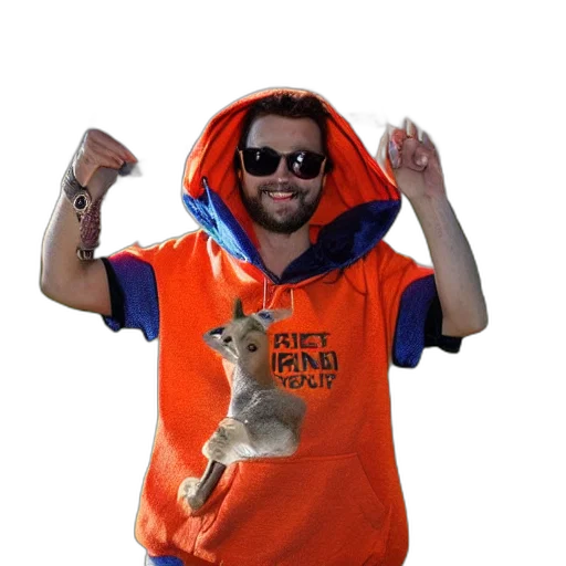 jacket, animal, staff, creature transparent PNG cut-out