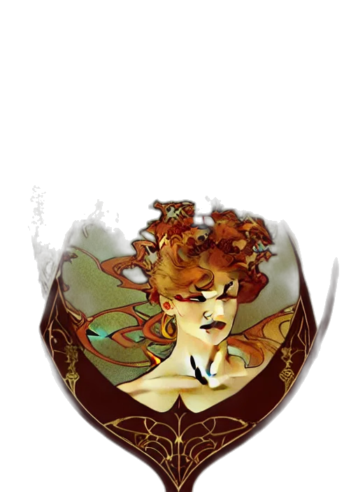 crown, jewelry, mask, fantasy art, concept art, anime, pixel art, earth tones transparent PNG cut-out