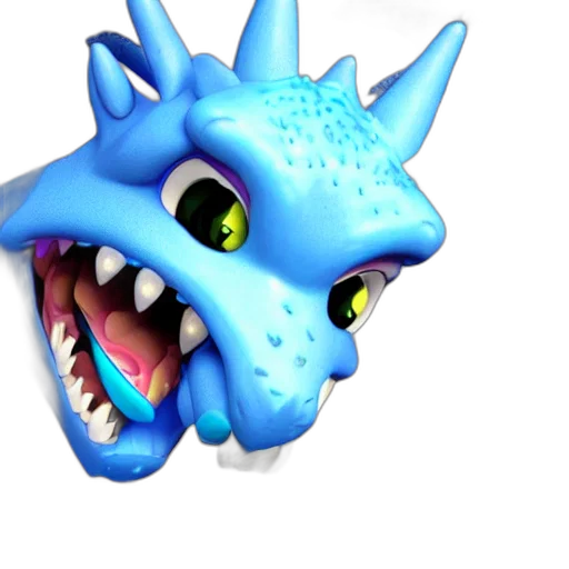 dragon, creature, animal, 3d render transparent PNG cut-out