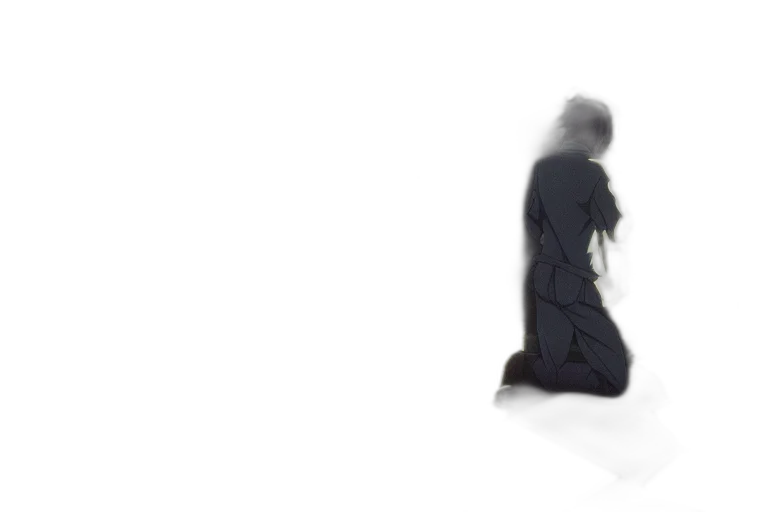 dress, mask, staff, creature transparent PNG cut-out
