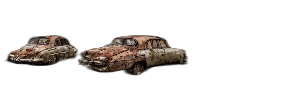 car, weapon, 3d render, photorealistic transparent PNG cut-out