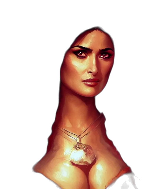 jewelry, face, crown, staff transparent PNG cut-out