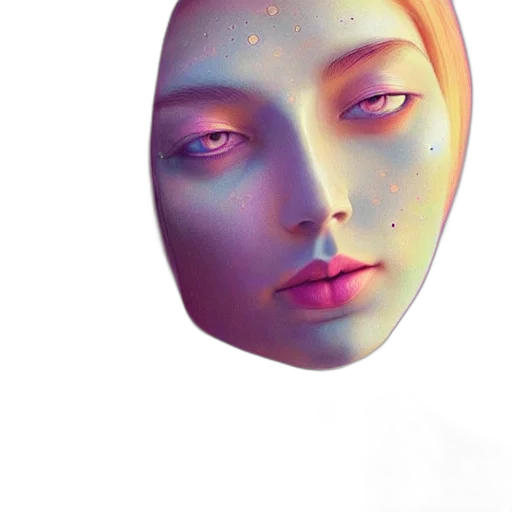 mask, face, robot, crown transparent PNG cut-out