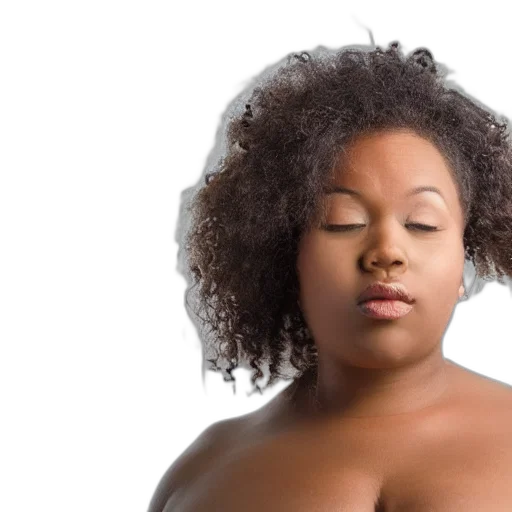 photorealistic, woman, growing, size transparent PNG cut-out